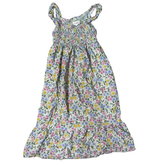 Cat & Jack Girls Floral Maxi Dress Size Small 6/6X - Picture 1 of 5
